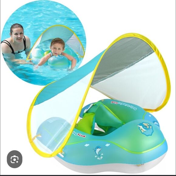 Baby Swimming Float with Canopy - Picture 7 of 8